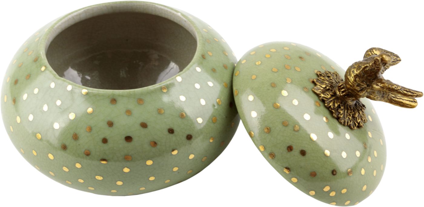 Шкатулка с птичкой Glasar 31G2238/B641C/HLG1921