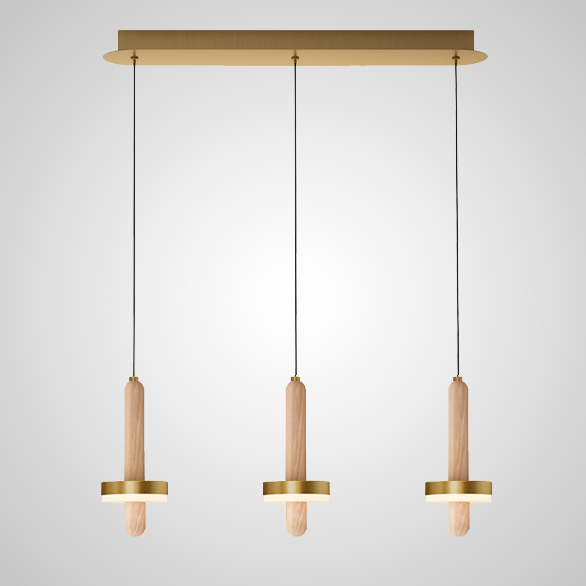 Подвесной светильник FALKA MORE A Brown Диск by ImperiumLoft