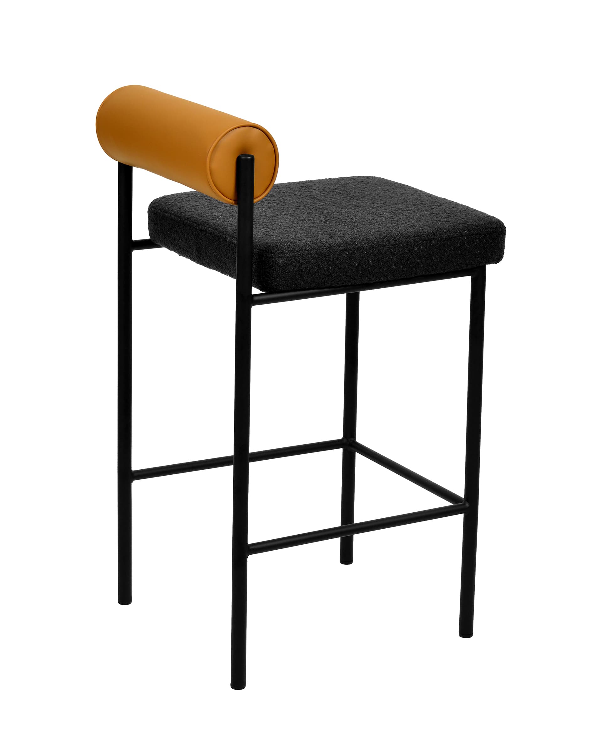Стул полубарный Балла темно-серый Stool Group