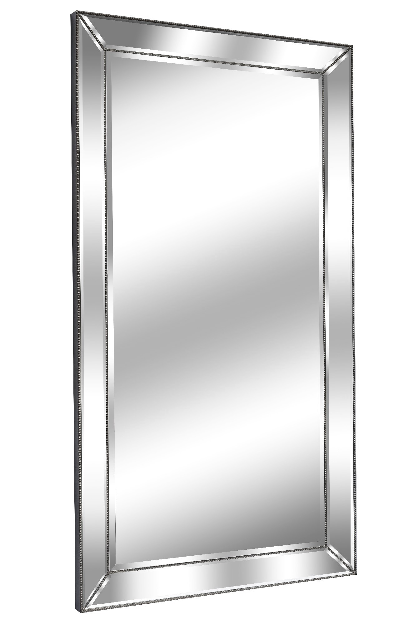 Напольное зеркало в раме Franco Flo Silver Art-Zerkalo GY296SL