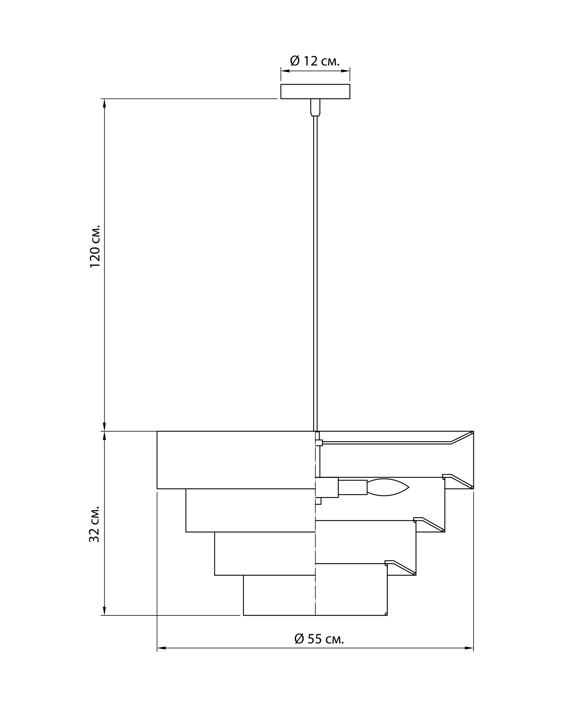 Бежевая люстра Орсен Louvre Home LHLCH410324SWL