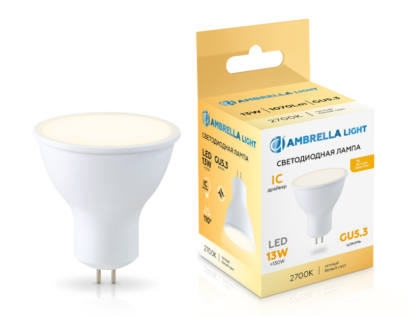 Светодиодная лампа Ambrella Light 161303