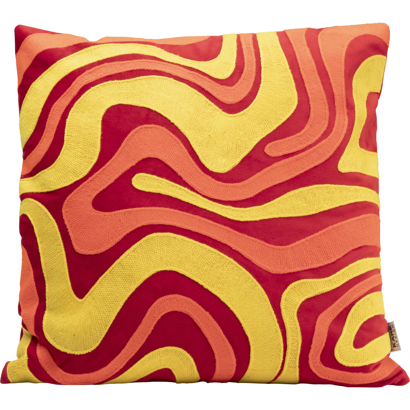 Подушка Electric Feeling Red 45x45cm KARE 57954