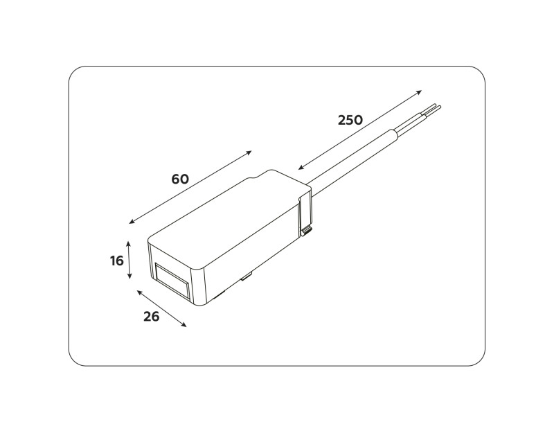 Подвод питания Ambrella Light GV1261
