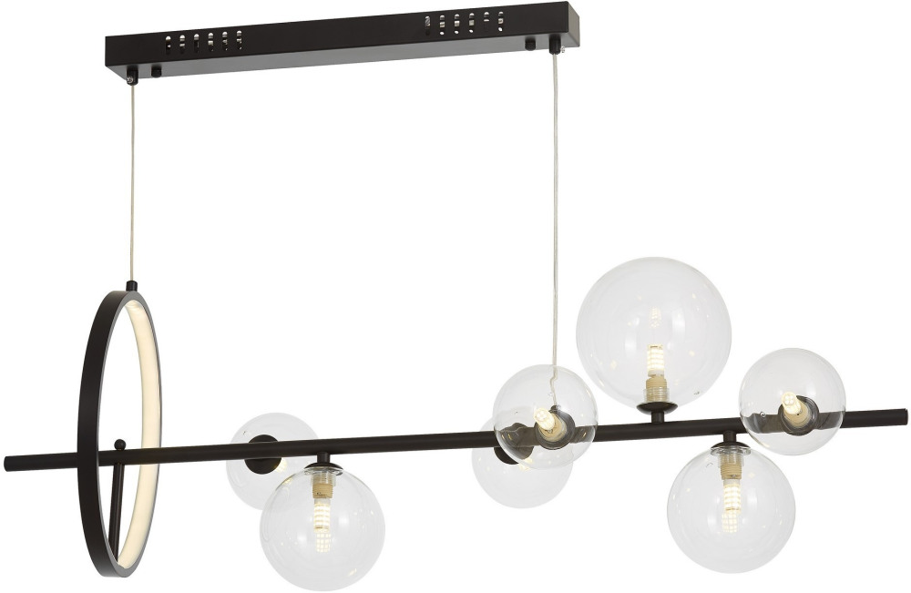 Подвесной светильник Lumina Deco LDP 7033-7 BK+CL