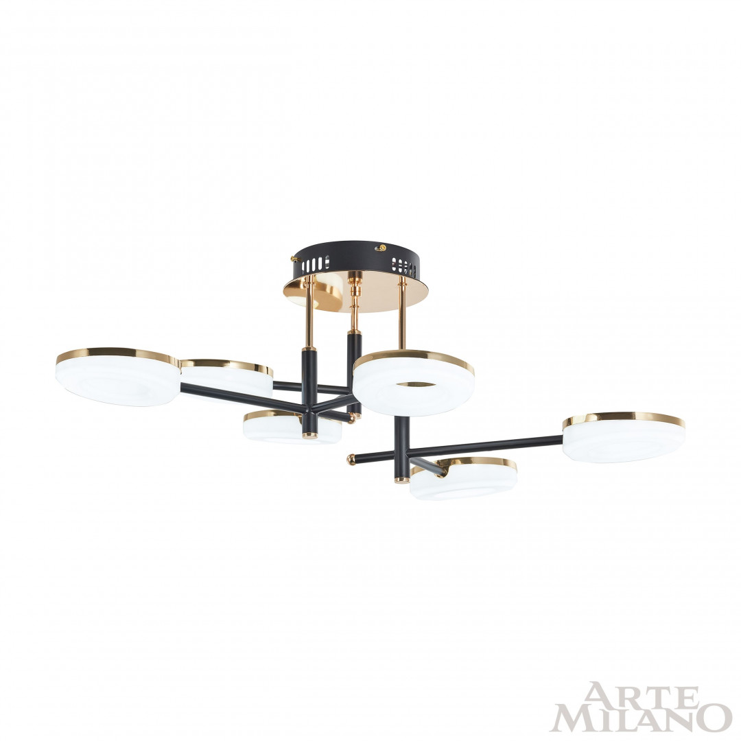 Светильник светодиодный 272999/6 BK/GD Arte Milano