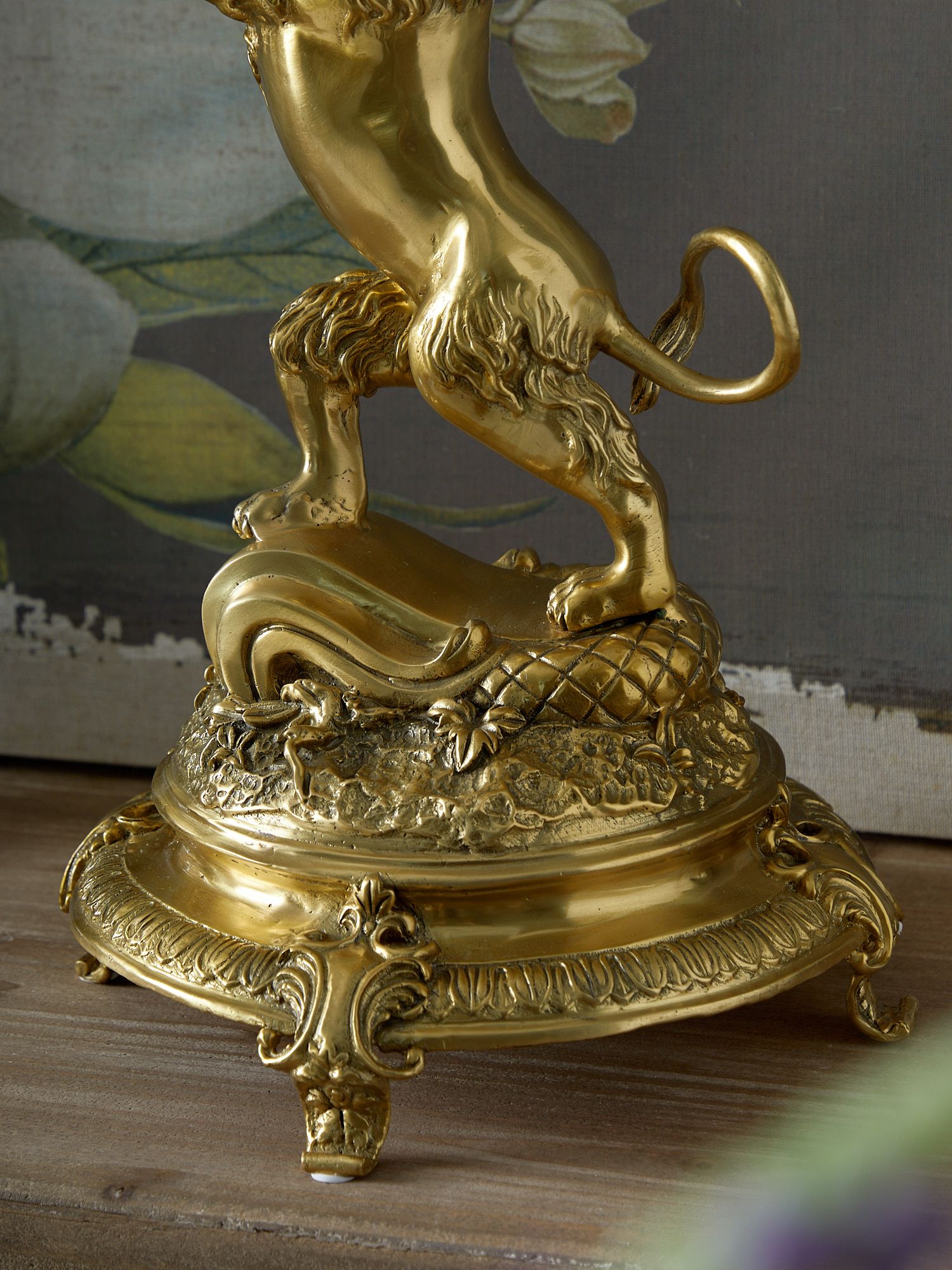 Канделябр Лев Glasar 31G2289/BZ12623HB