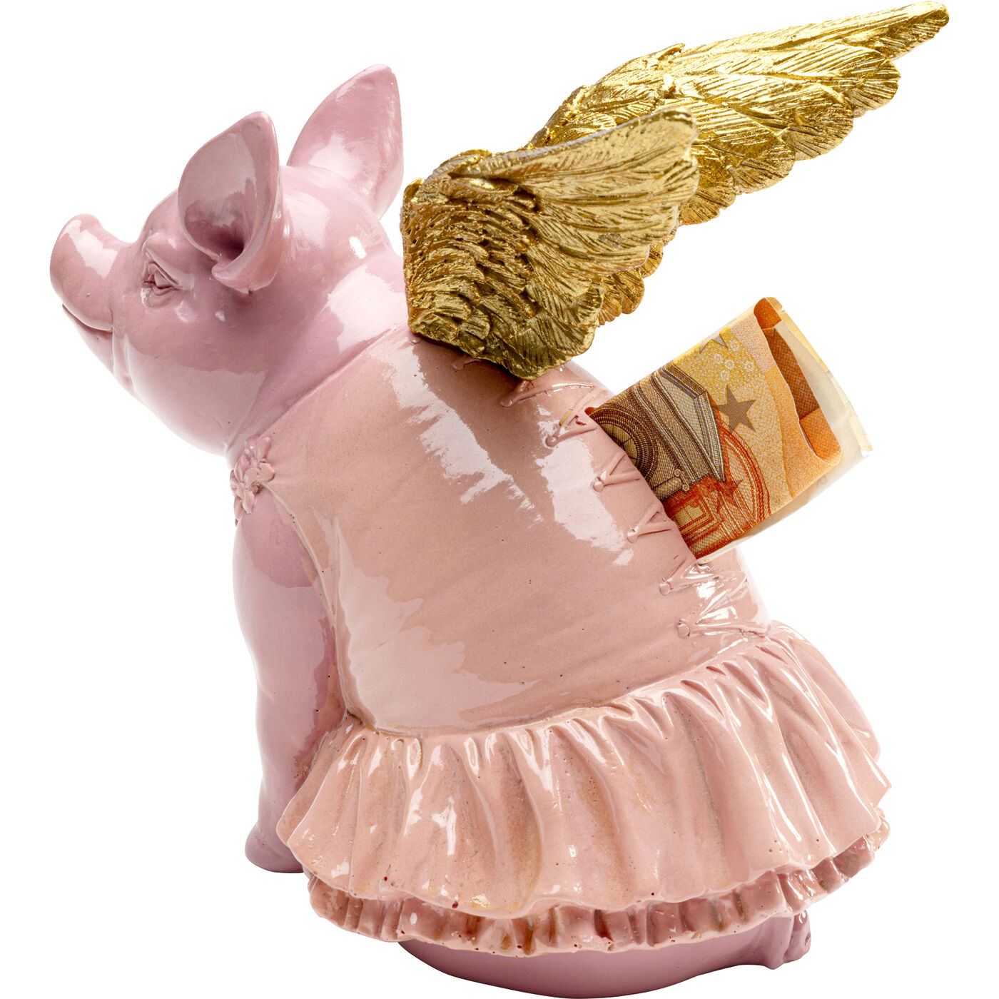 Копилка Flying Pig Pink 15cm KARE 57712