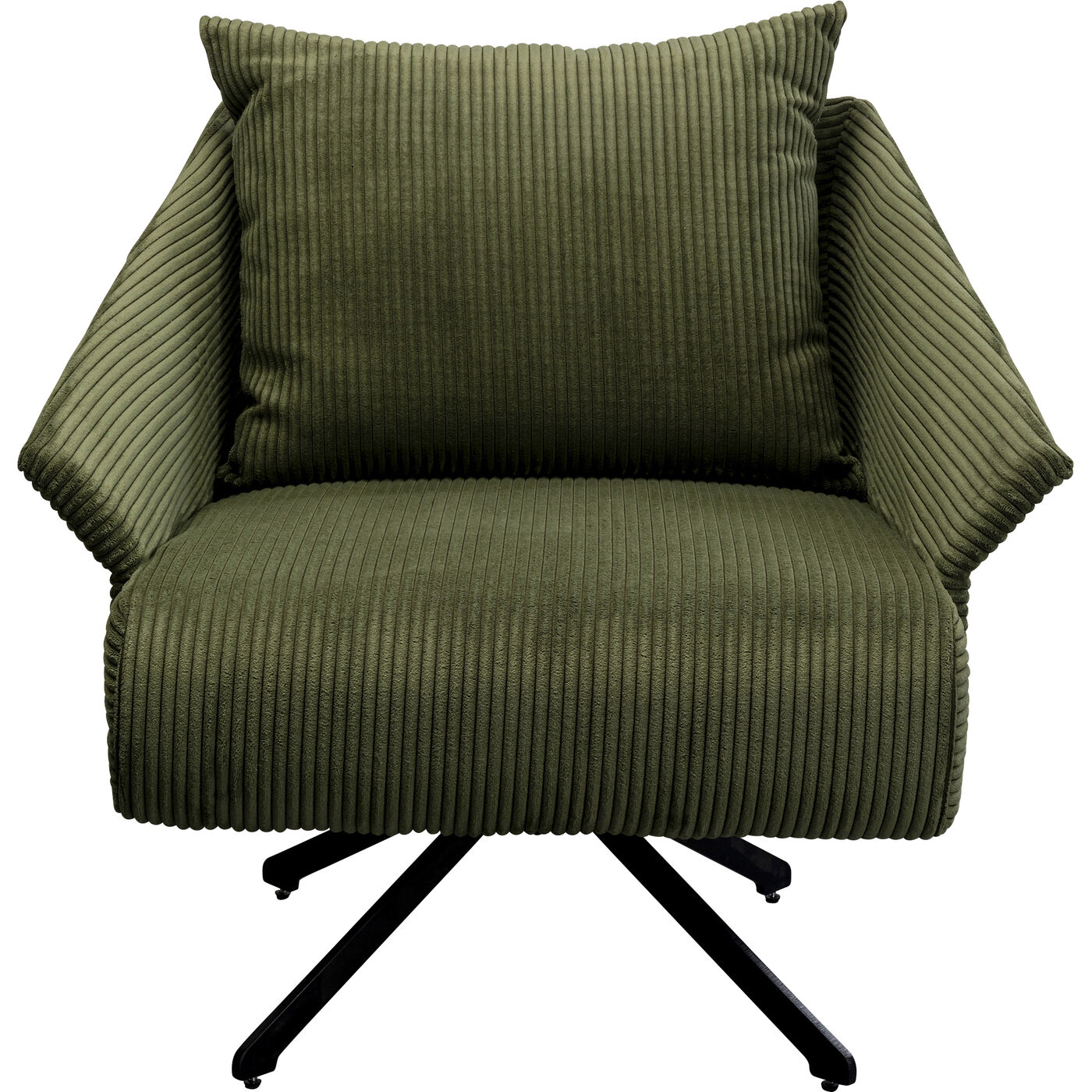 Кресло вращающееся Milo Green KARE 87838