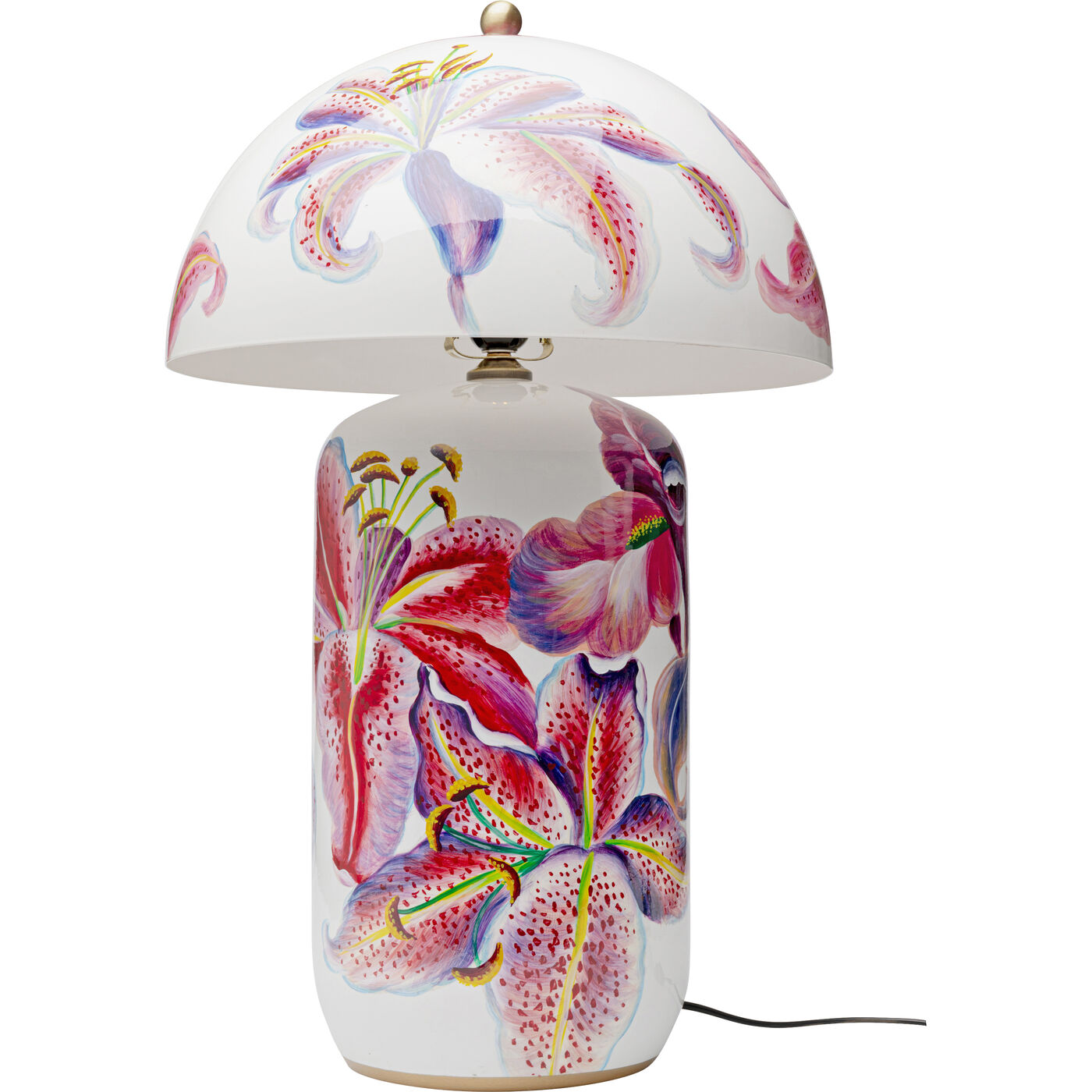 Светильник настольный Lillies Pink KARE 58105