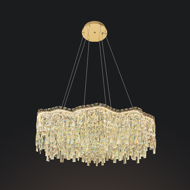 Кольцевая люстра MICHELLE B D85 Brass by ImperiumLoft