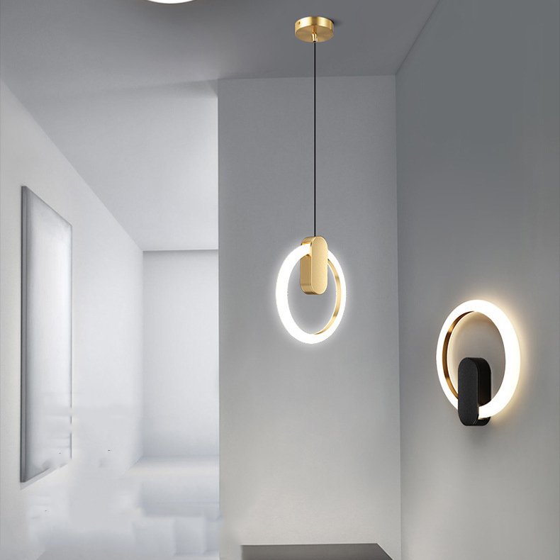 Настенный светильник GINA WALL D20 Brass 4000К by ImperiumLoft