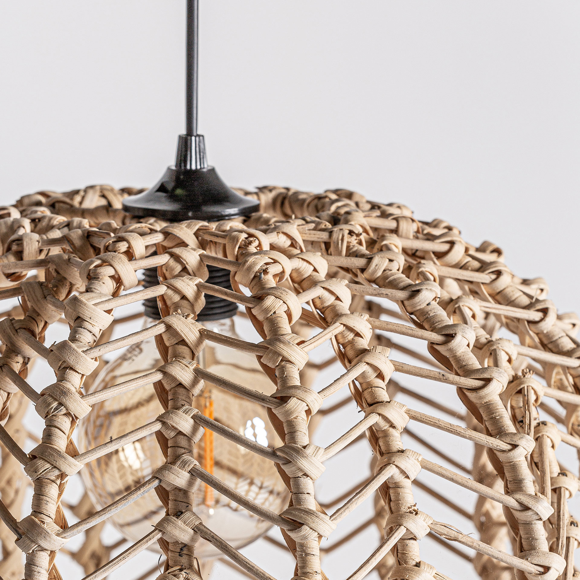 Подвесной светильник Plisse Rattan 29932 Vical