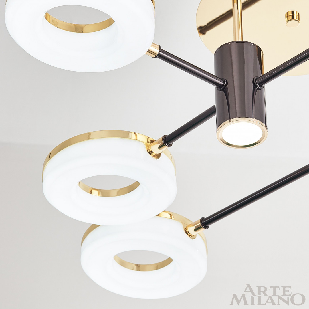 Светильник светодиодный 271399/6 BK/GD Arte Milano