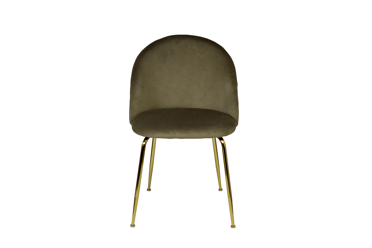 Стул велюровый аки на металлически ножка Garda Decor 30C-30177
