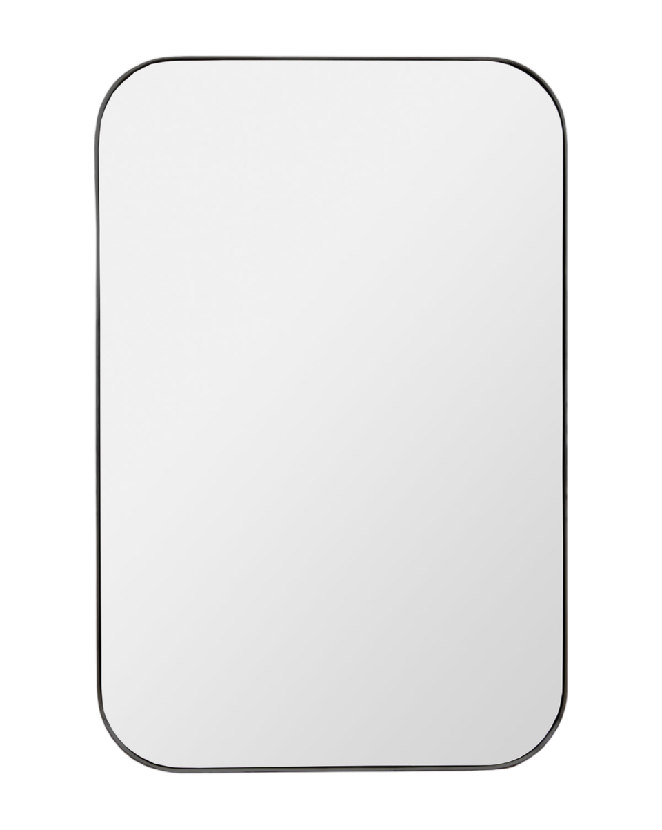 Черное настенное зеркало Олни Louvre Home DWM050824PND