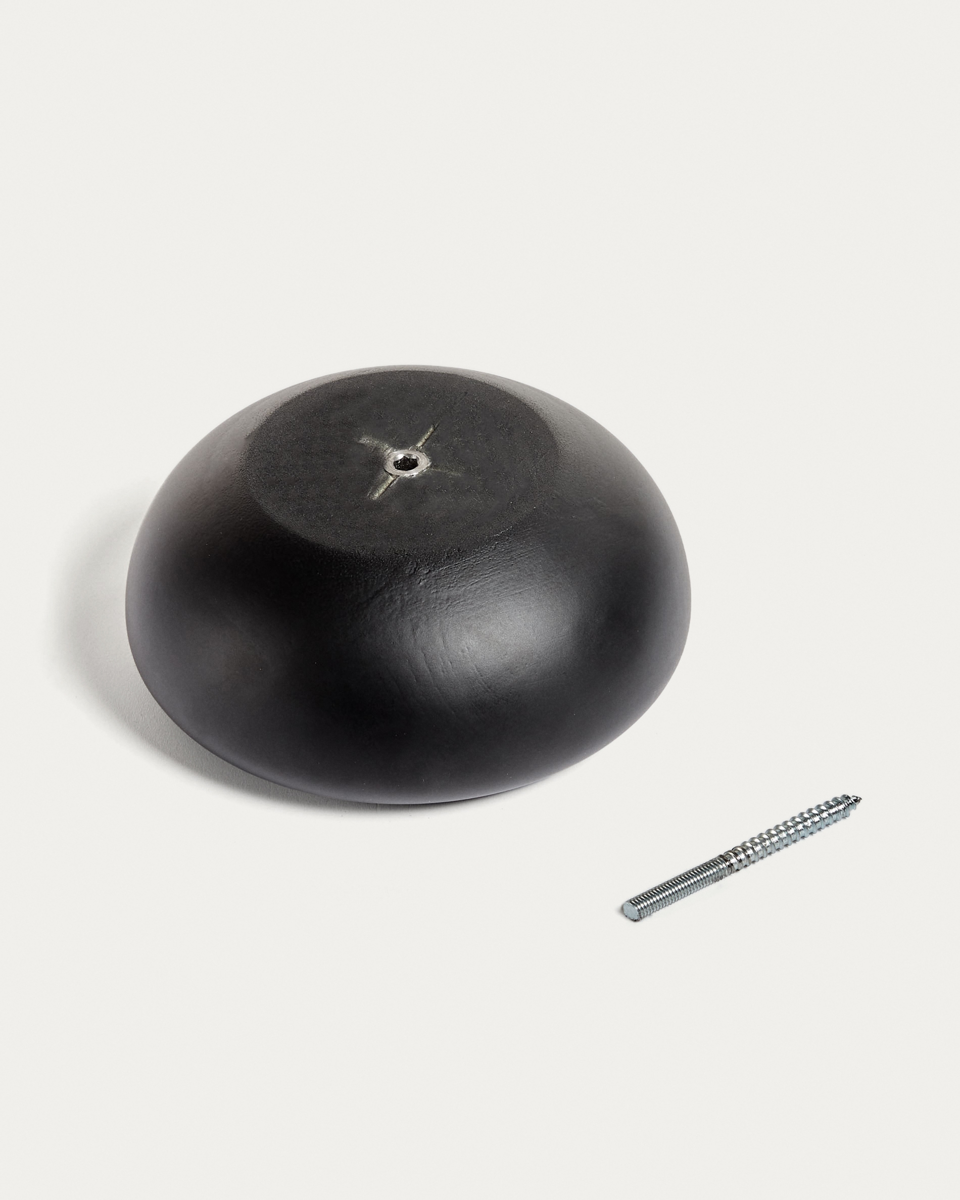 Nadue Набор из 3 настенных крючков из массива бука с натуральной, серой и черной отделкой La Forma (ex Julia Grup)