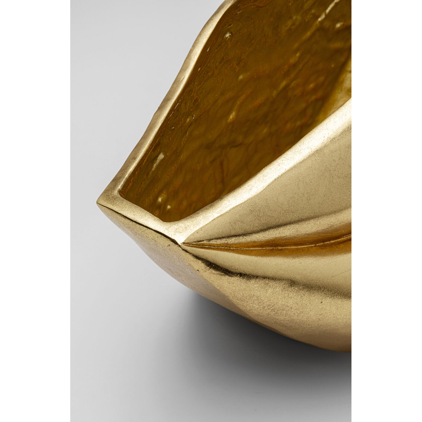 Кашпо Lips Gold 30cm KARE 57547