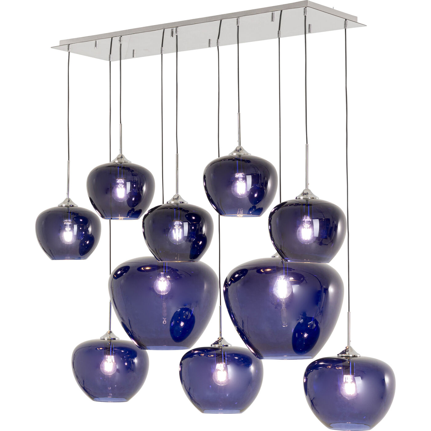 Светильник подвесной Sphere Night Blue 160cm KARE 57639