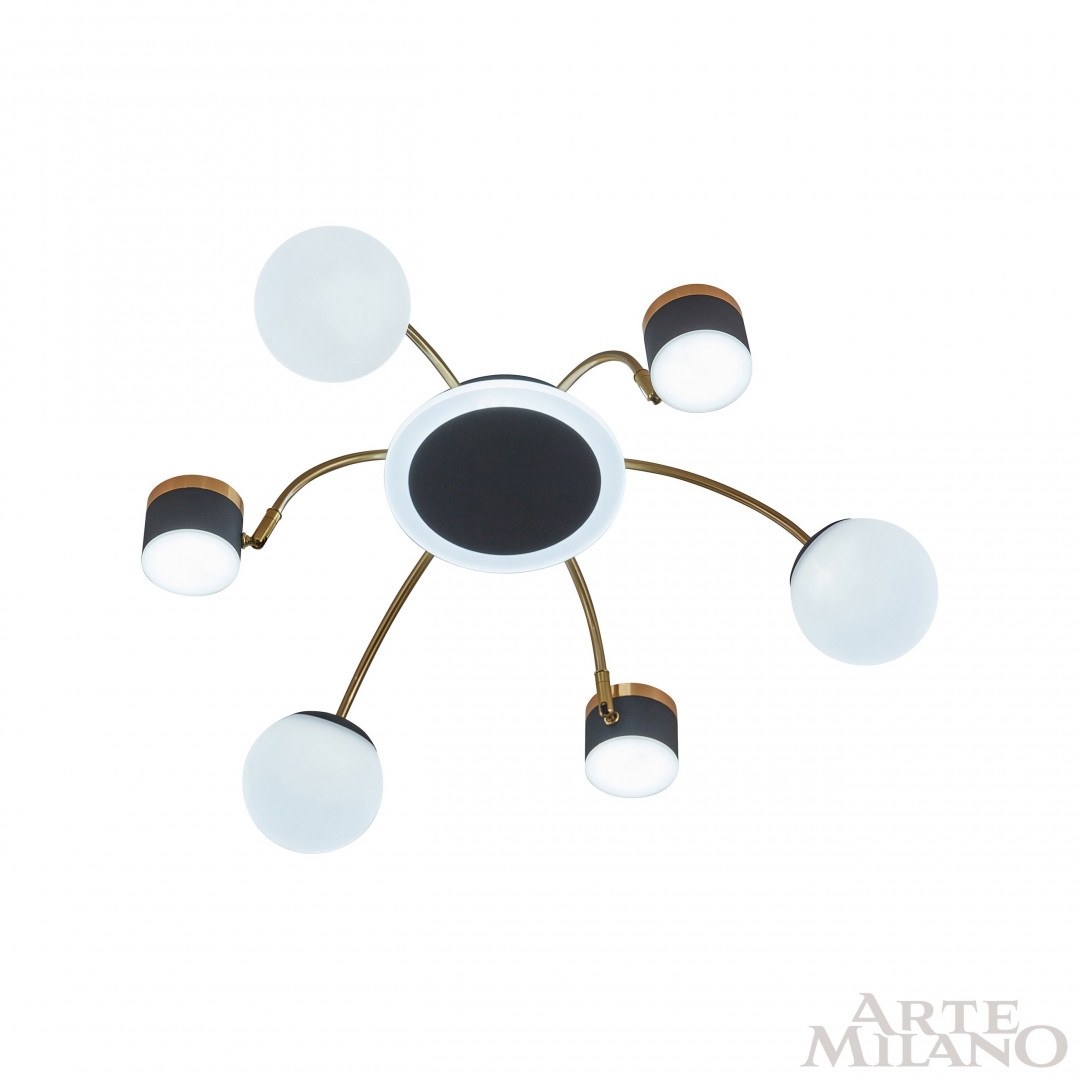 Люстра светодиодная 272040/6 BK/GD Arte Milano