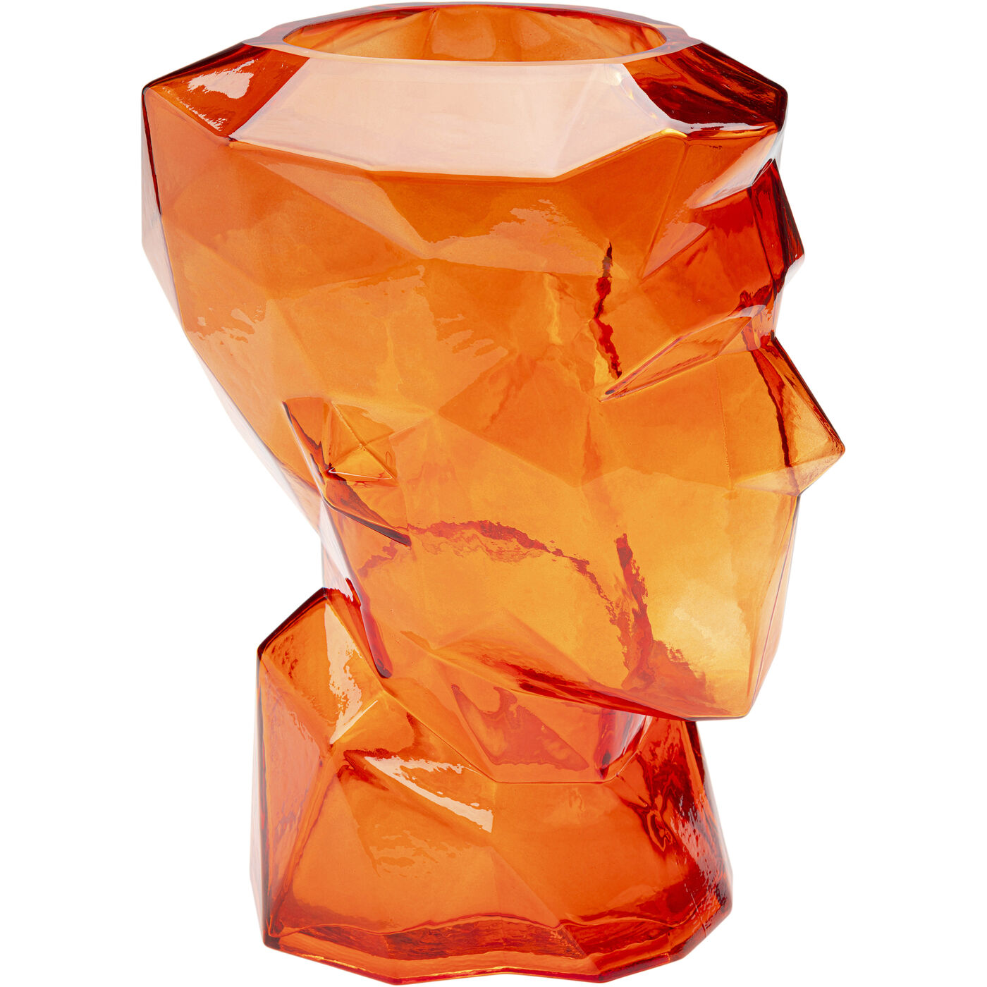 Ваза Prisma Face Orange 30 см KARE 56403