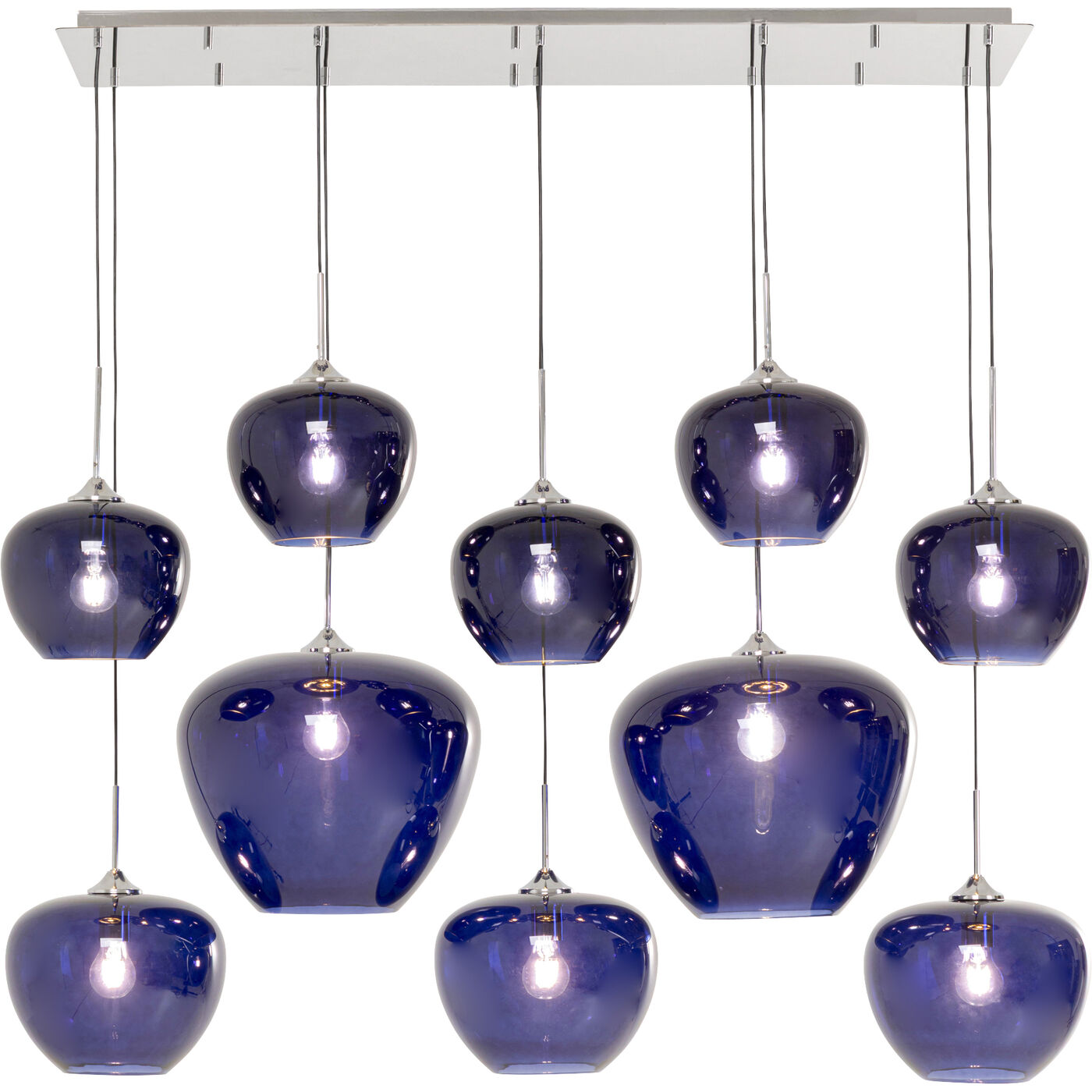 Светильник подвесной Sphere Night Blue 160cm KARE 57639