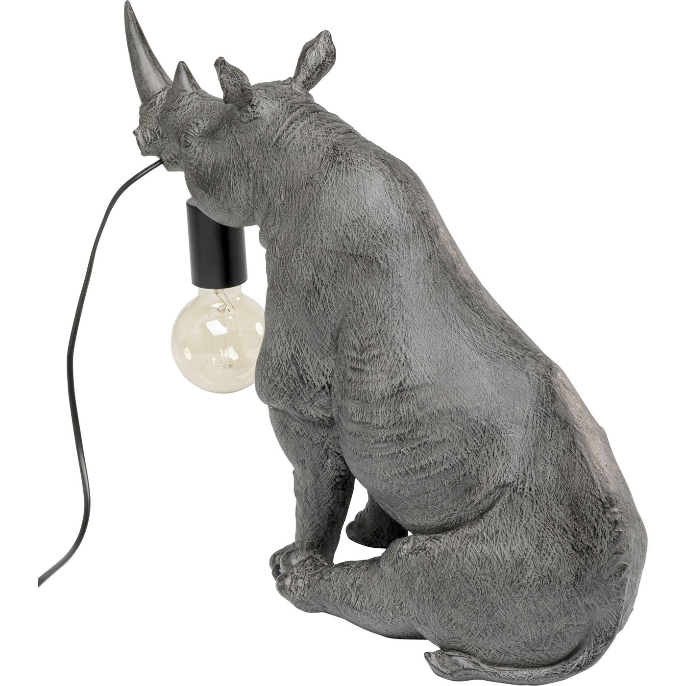 Светильник настольный Sitting Rhino 42cm KARE 57739