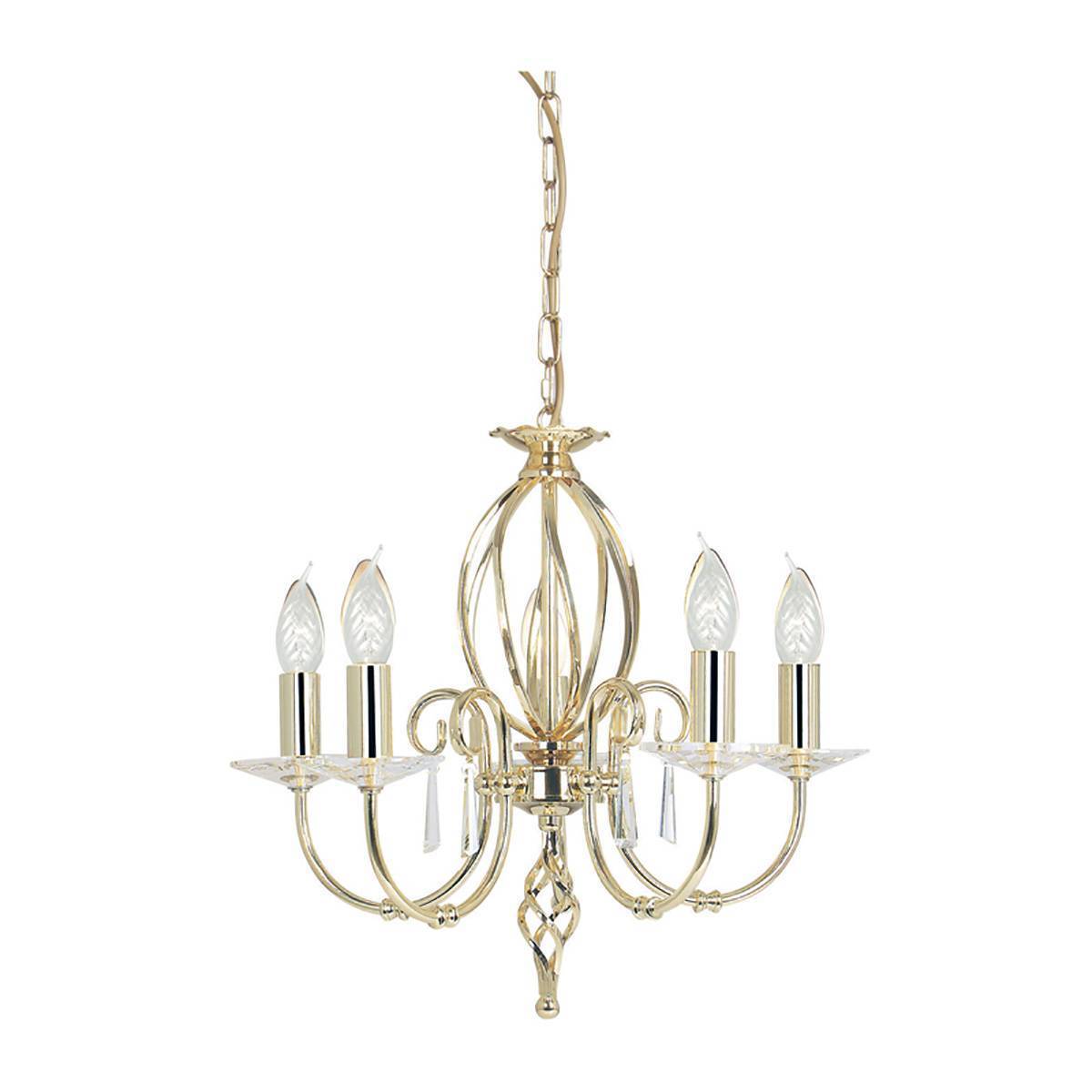 Люстра Elstead AG5 POL BRASS
