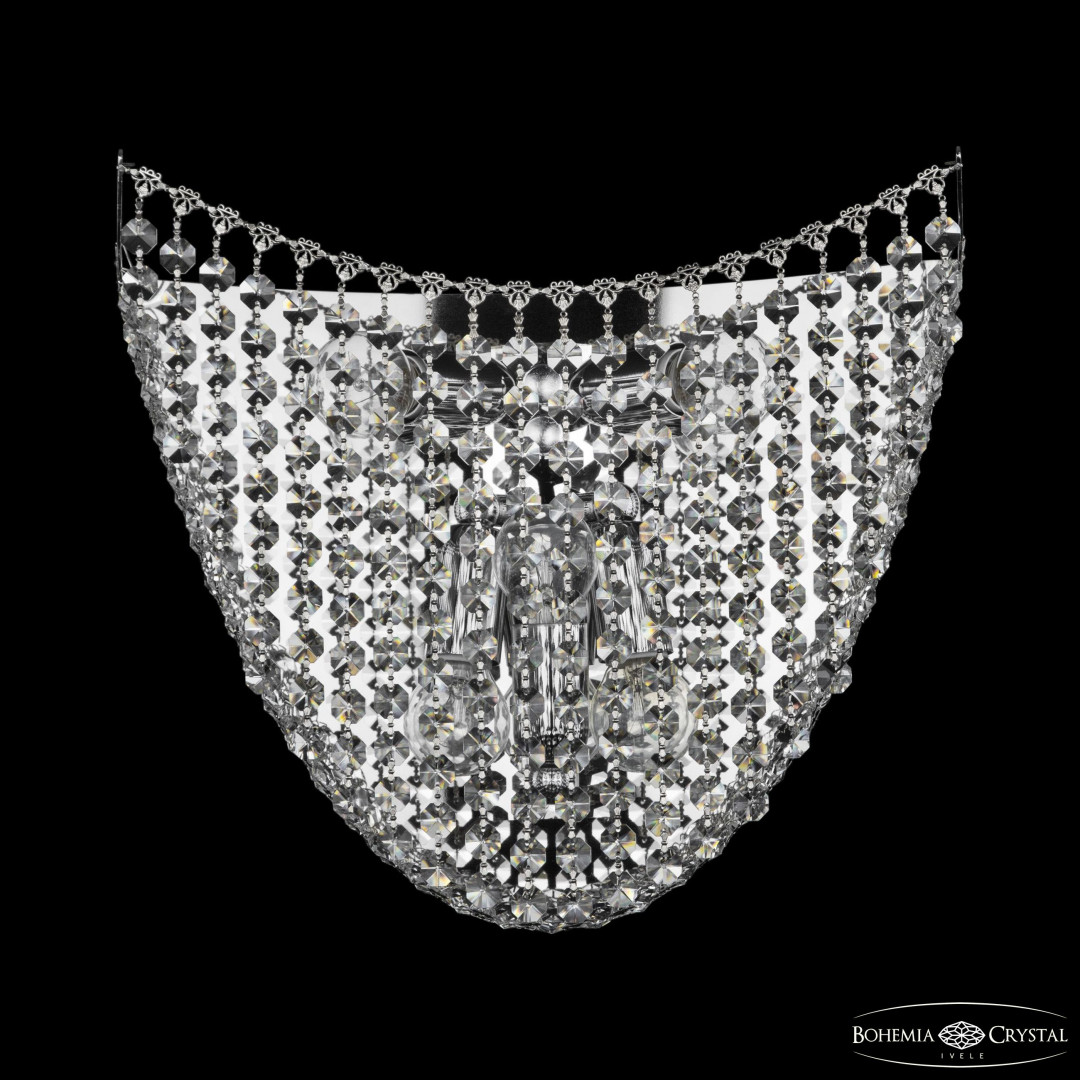 Бра хрустальный 77081B/34 Ni Bohemia Ivele Crystal