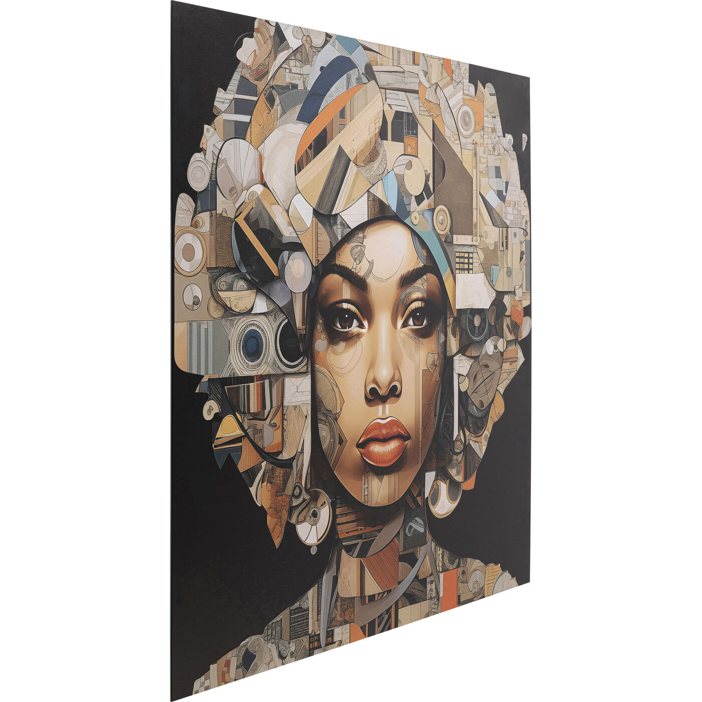 Картина стеклянная 3D Art Geo Woman 80x80cm KARE 57827