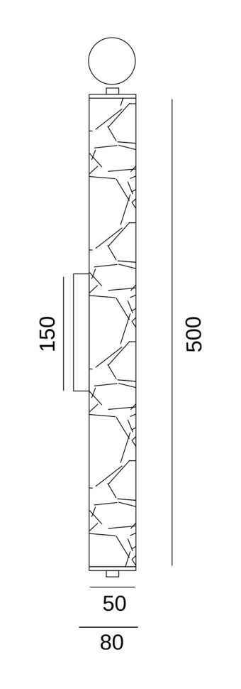 Бра Fluorite FL1047-3W