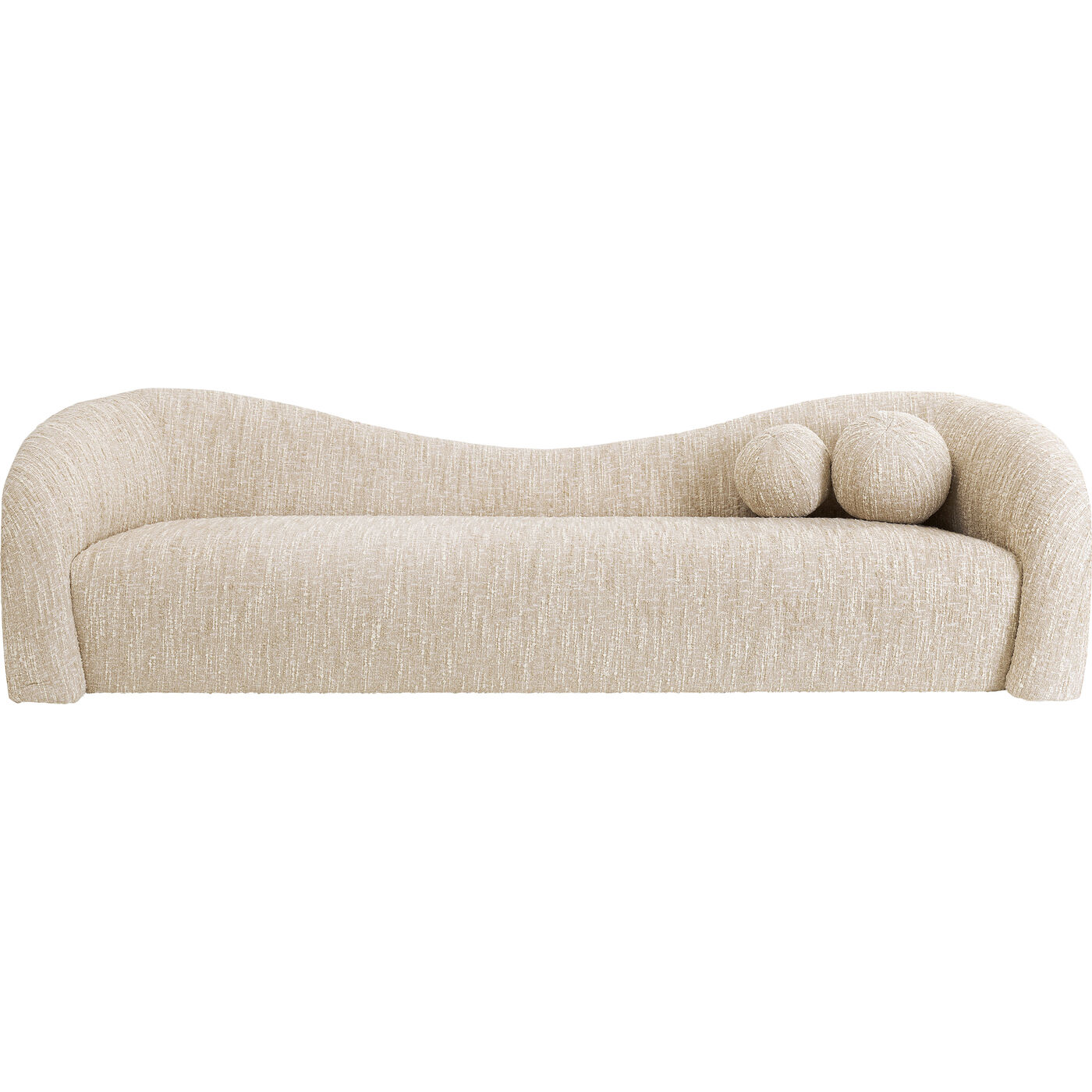 Диван 3-х местный Livia Melange Cream 261cm KARE 88034