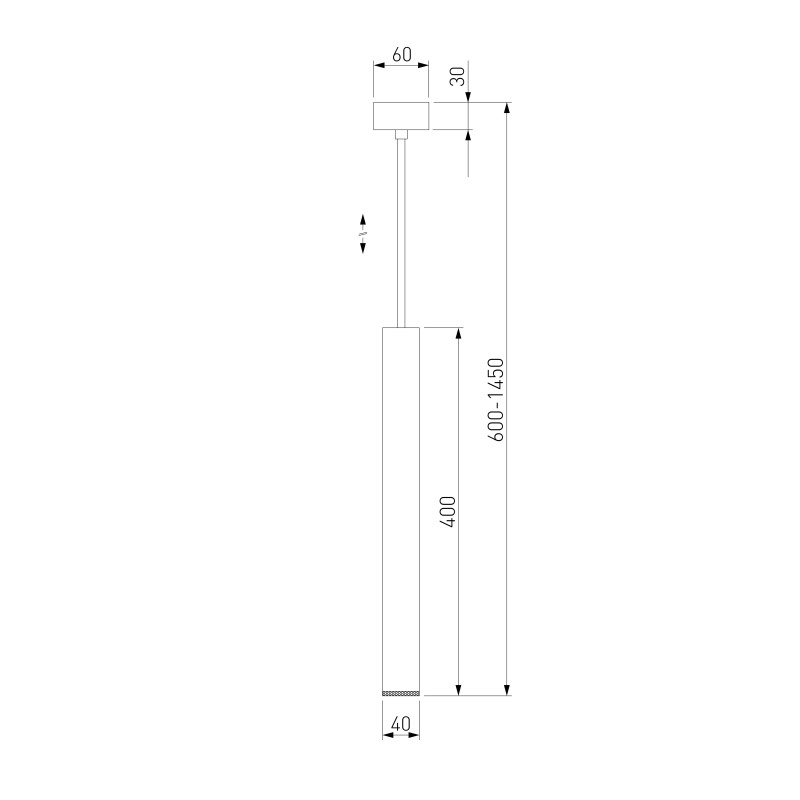 Подвесной светильник Elektrostandard 50245 LED 7W 4200K чёрный