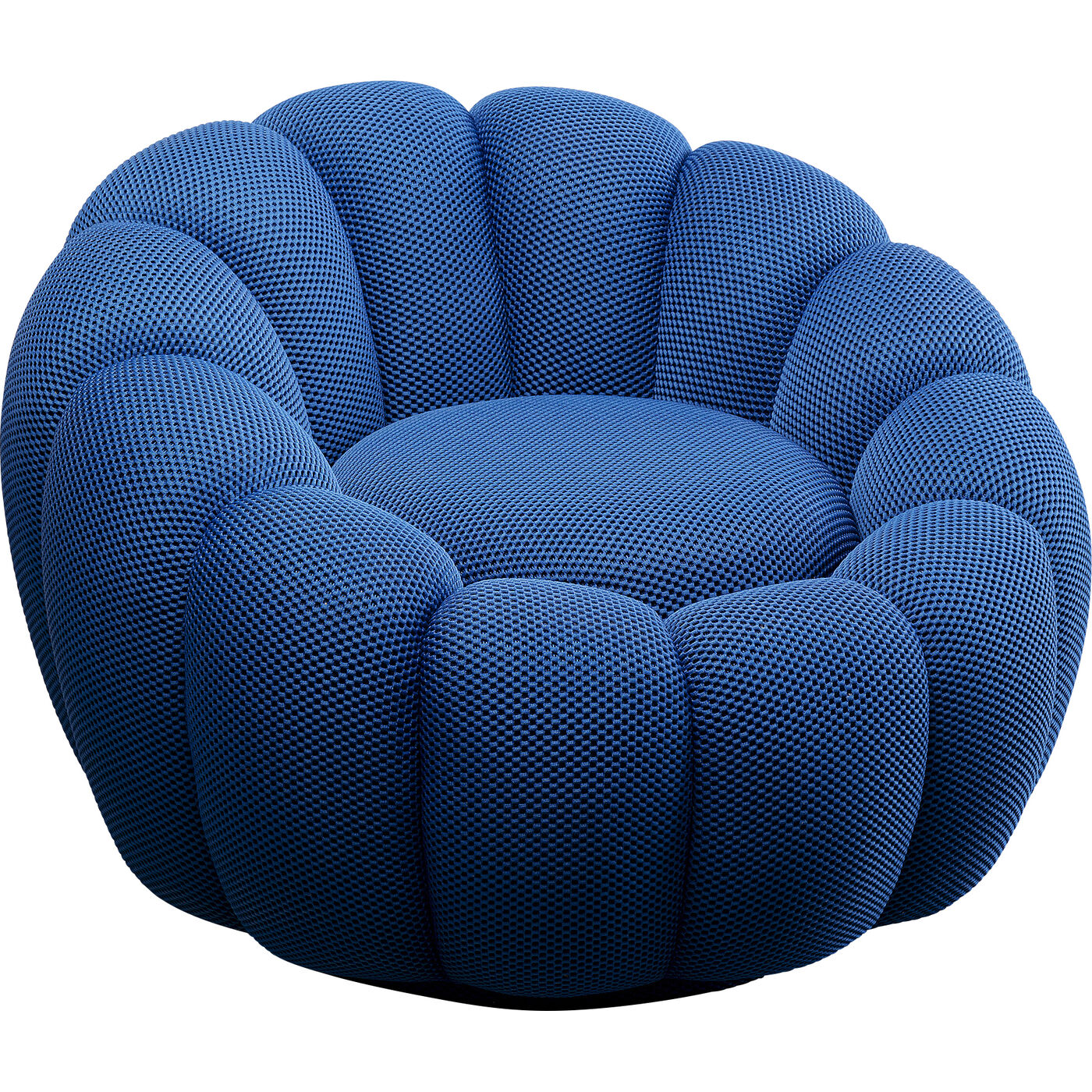 Кресло вращающееся Peppo Bloom Blue KARE 87774