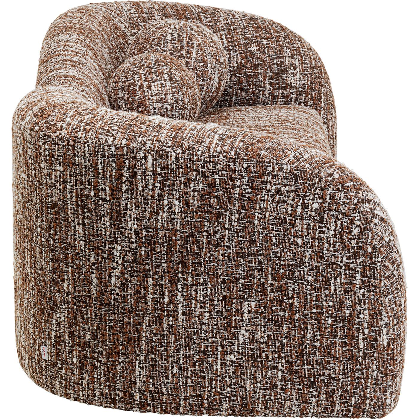Диван 2-х местный Livia Melange Brown 201cm KARE 88035