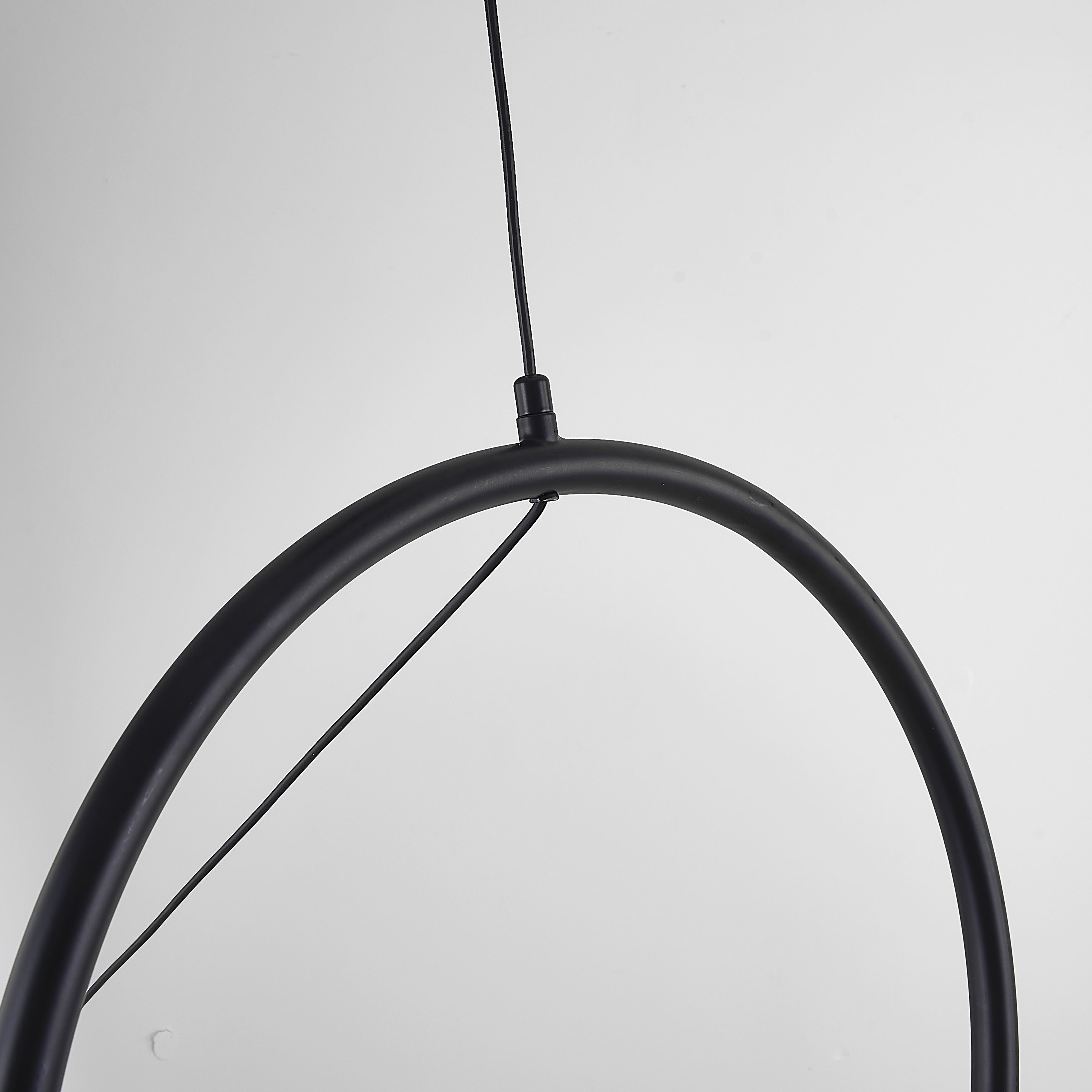 Подвесной светильник SUSPENSION CERCLE ET TRAIT – GRAPHITE SATINE L170 by ImperiumLoft