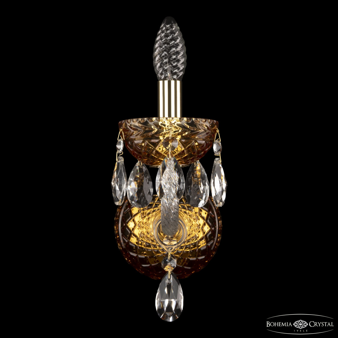 Бра 5417B/1/165 G Amber/M-1F Bohemia Ivele Crystal
