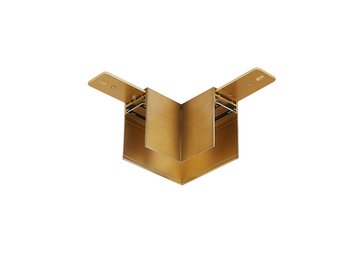 Угол-соединитель для подвесного/накладного магнитного шинопровода Donolux L corner DLM/Black Bronze