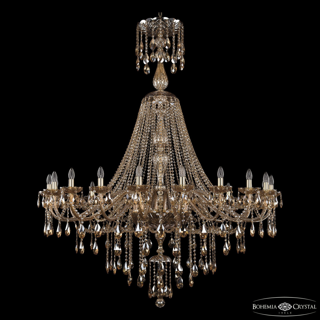 Люстра хрустальная 1415/20/530/XL-180 G M721