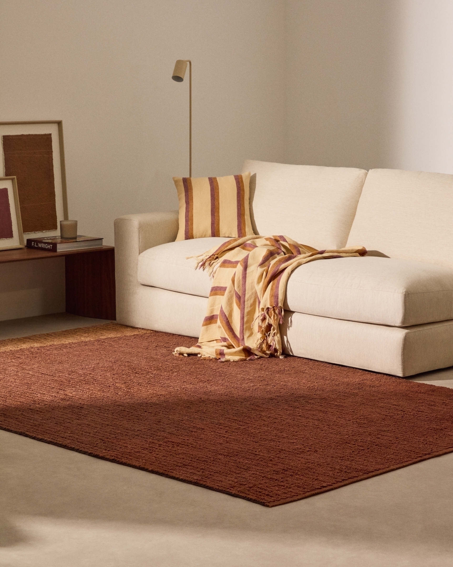 Джутовый ковер Mandi терракотовый 200 x 300см La Forma (ex Julia Grup)