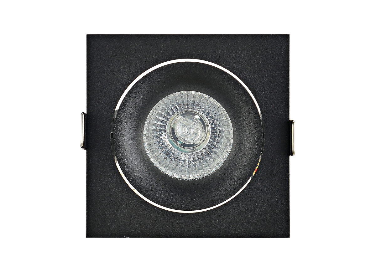 Встраиваемый поворотный светильник под сменную лампу Donolux DL18412/01TSQ Black