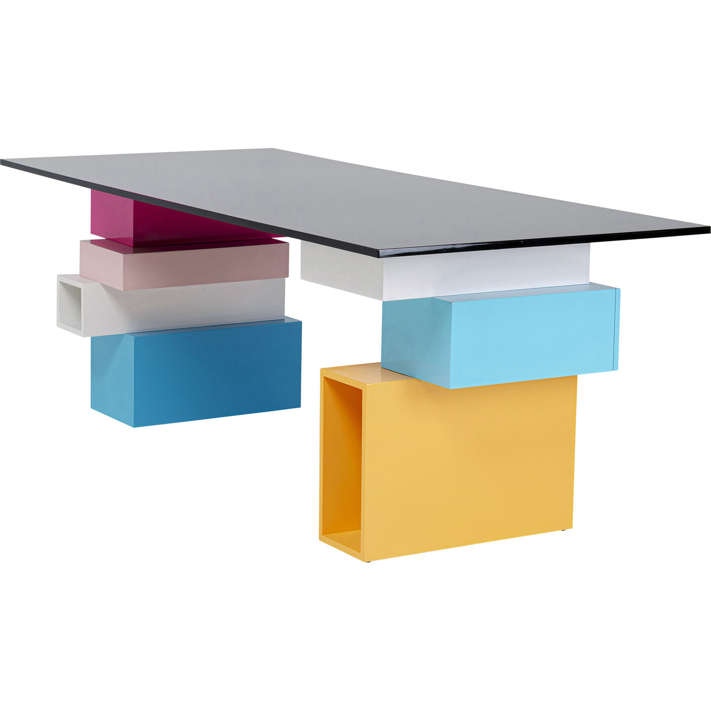 Стол письменный  KARE x Karim Rashid Pixel with glass top200x90cm KARE 70902