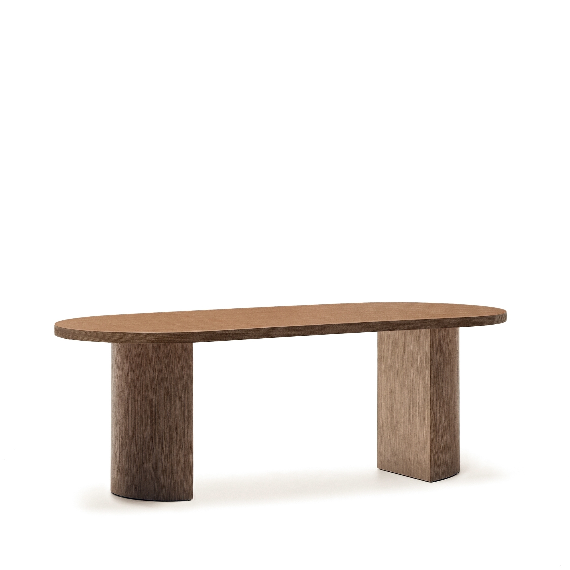 Стол Nealy с ореховым шпоном в темной отделке, 200 x 100 см La Forma (ex Julia Grup)