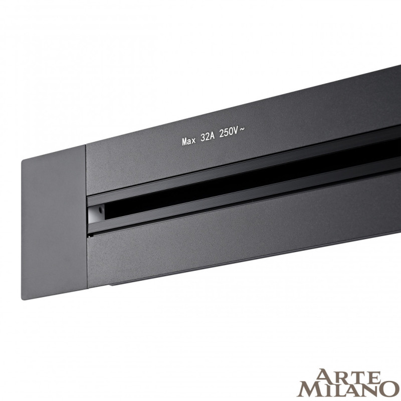 Трековая система розеток Arte Milano 382301TB/100 Black