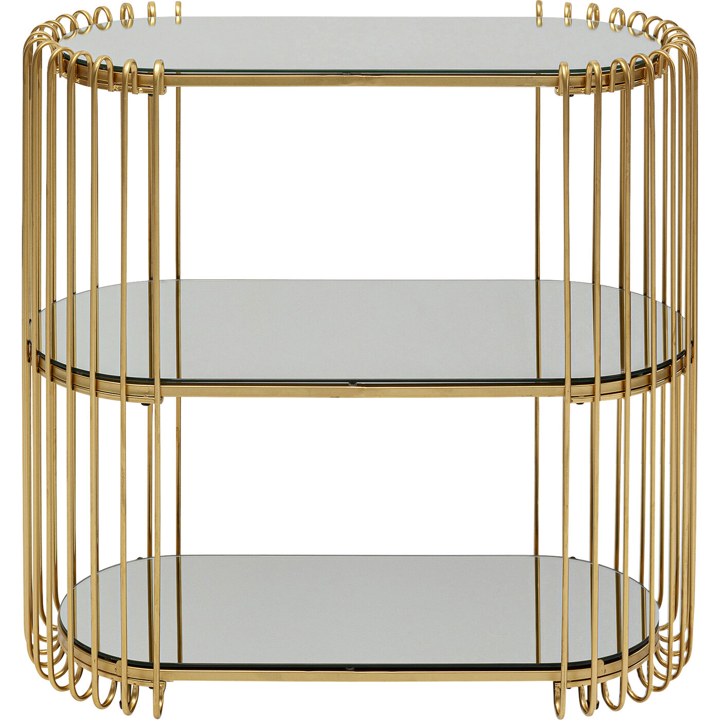Консоль Wire Brass 81x78 см KARE 87707