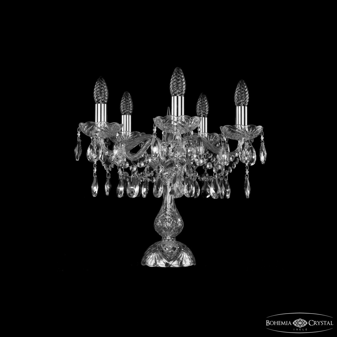 Настольная лампа 1413L/5/141-39 Ni Bohemia Ivele Crystal