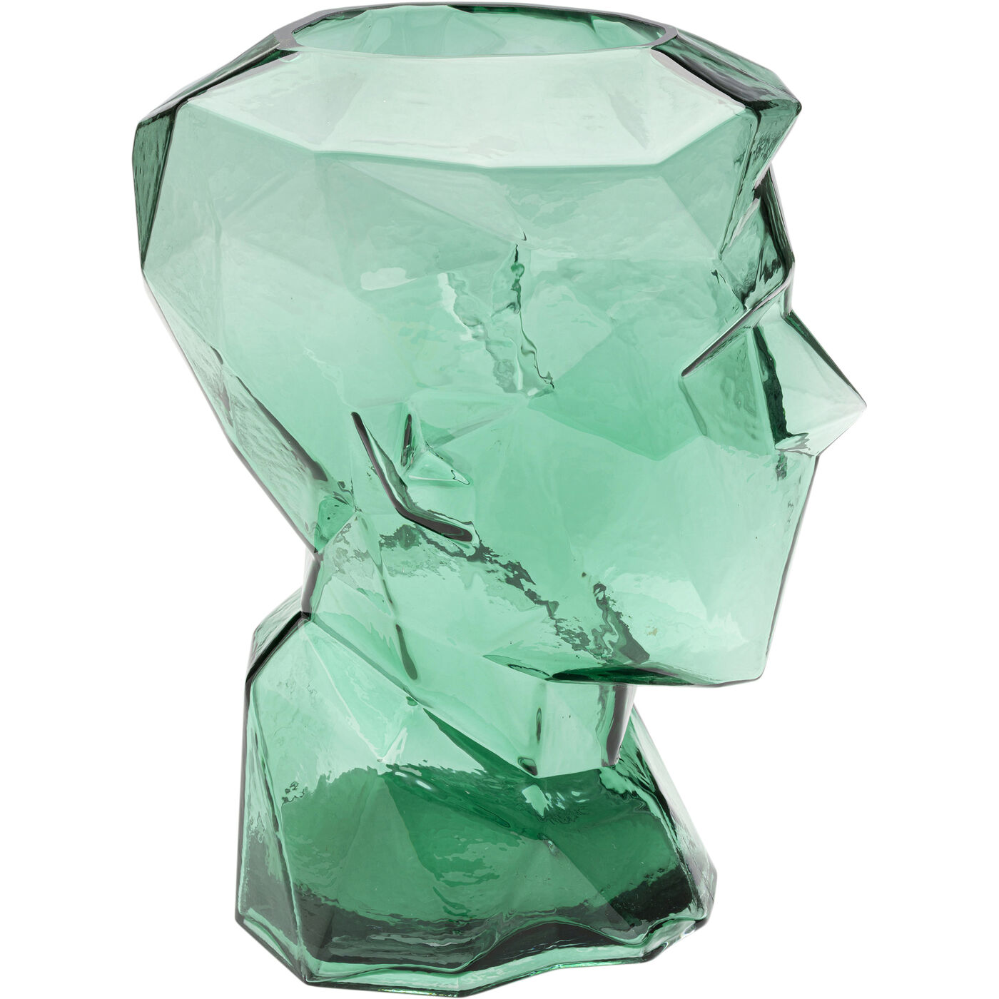 Ваза Prisma Face Green 30 см KARE 56188