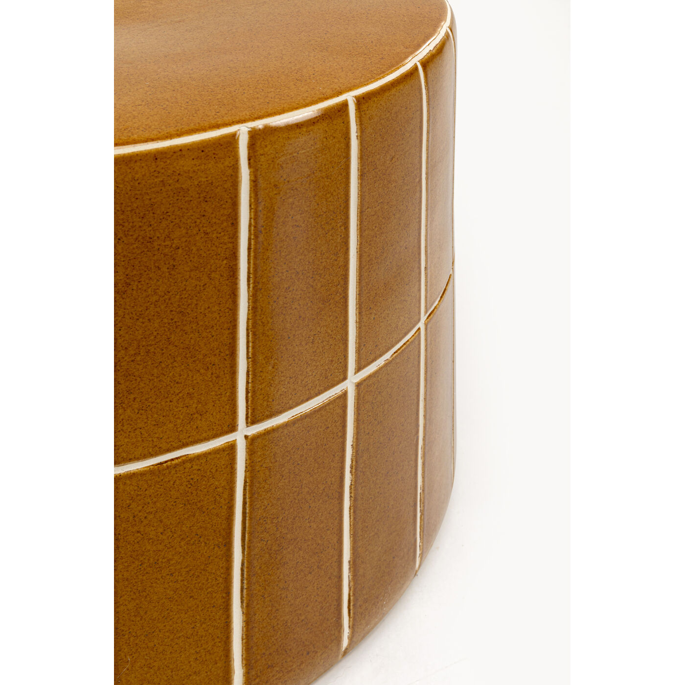 Стол приставной Bliss Tile Orange Ø42cm KARE 71027