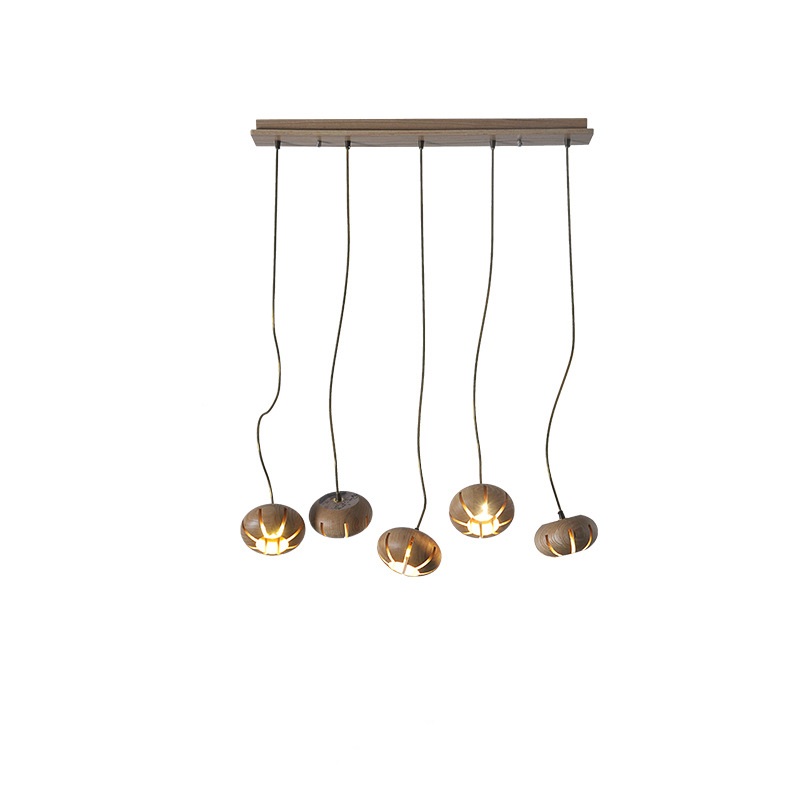 Дизайнерская люстра CAPSULES L70 Light wood by ImperiumLoft