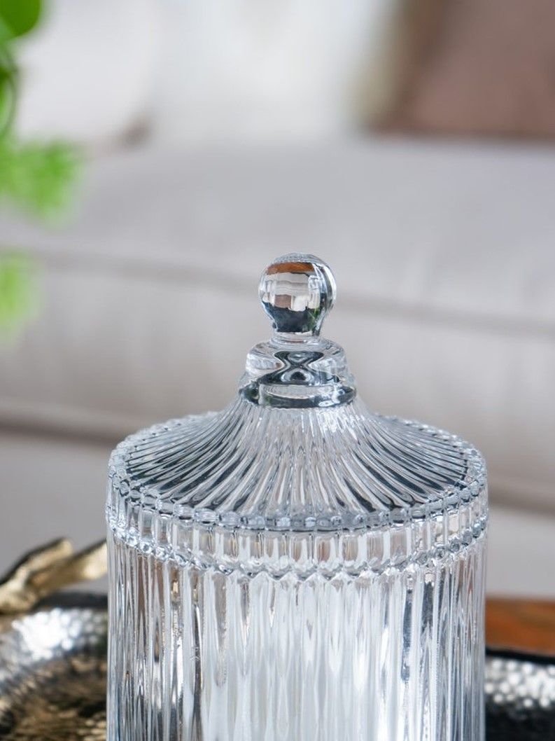 Конфетница с крышкой Glasar AV75319